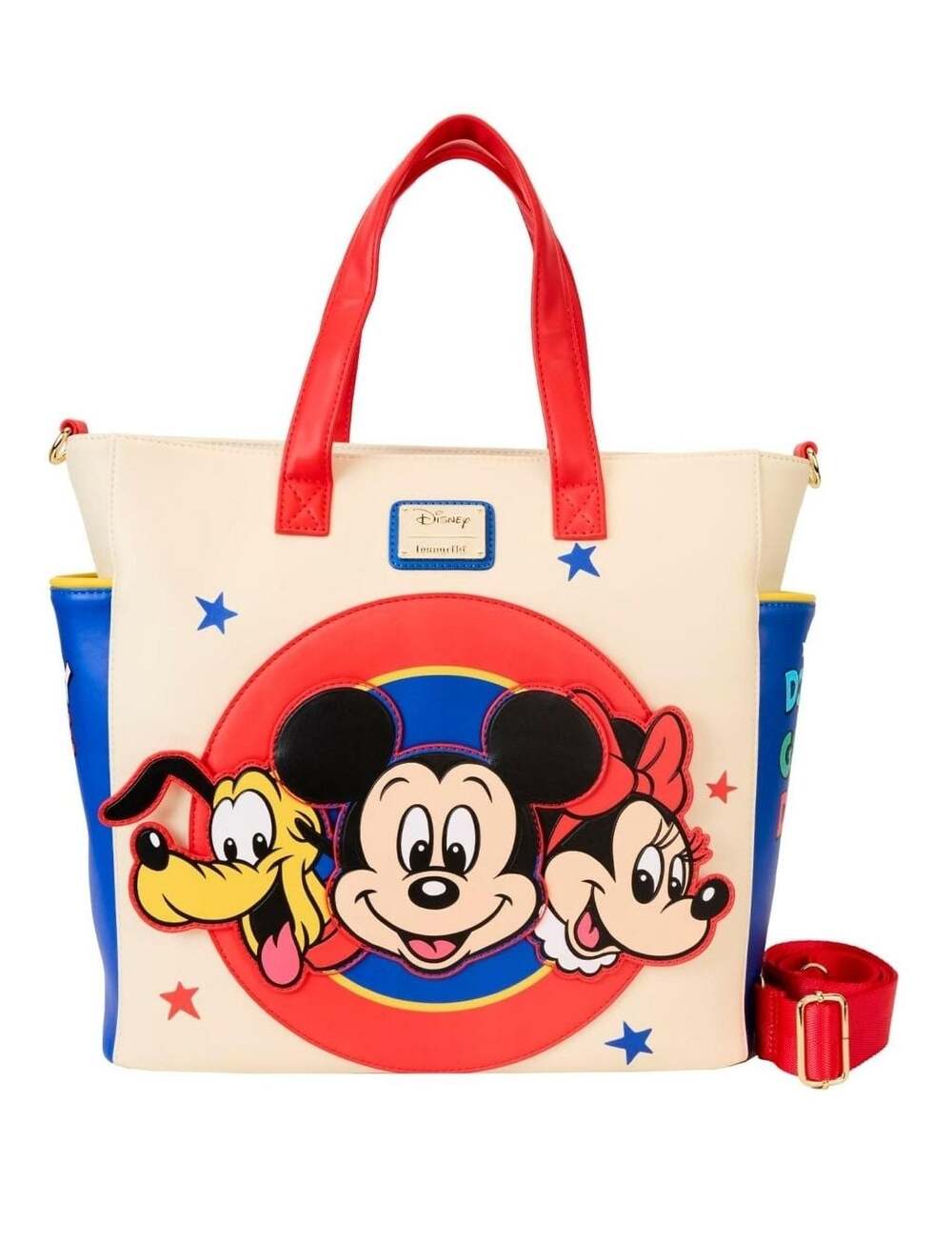 NWT Loungefly Disney Mickey & Friends Convertible Backpack & Tote